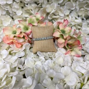 Aquamarine Crystal Bracelet #645